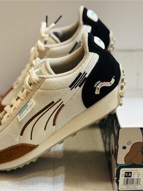 Puma Easy Rider Sneakers in Cream, Brown & Black